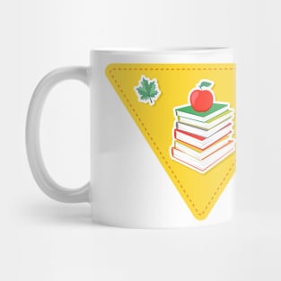 Back to School Book Pile Mug